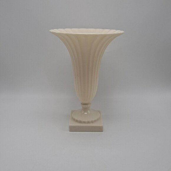 Lenox Fluted Trumpet Vase Regal Collection Vintage 1960s - Picture 2 of 12